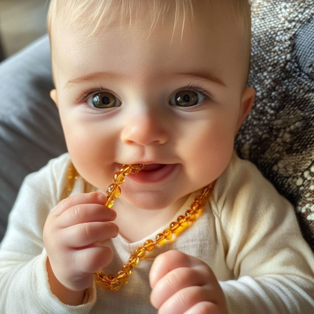 baltic amber teething necklace